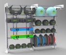 Suspension Training and Storage Rack